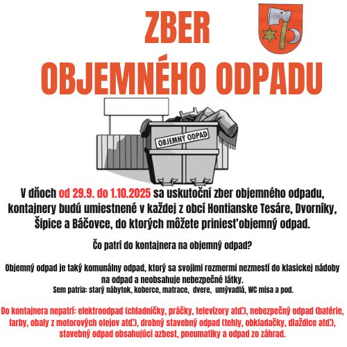 Zber objemného odpadu
