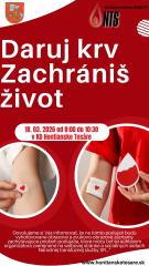 Darovanie krvi 18. 03. 2026