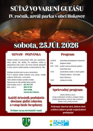 Pozvánka obec Hokovce